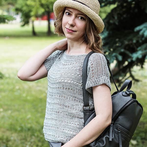 © Льняной топ от Светланы Новиковой @svetlasha_novikova