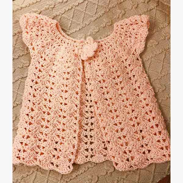 © Shell Stitch baby cardigan by flypun • www.ravelry.com