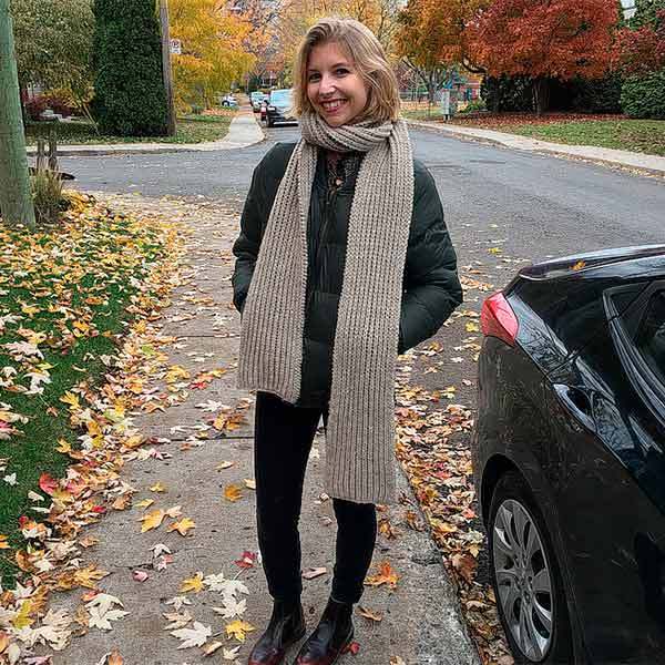 © Easy Mistake Stitch Scarf by Purl Soho • www.ravelry.com