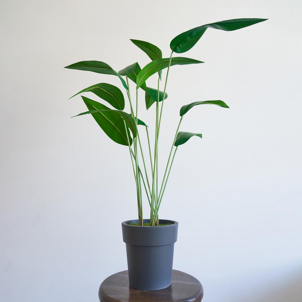 Искусственная стрелиция комнатная в кашпо 110 см