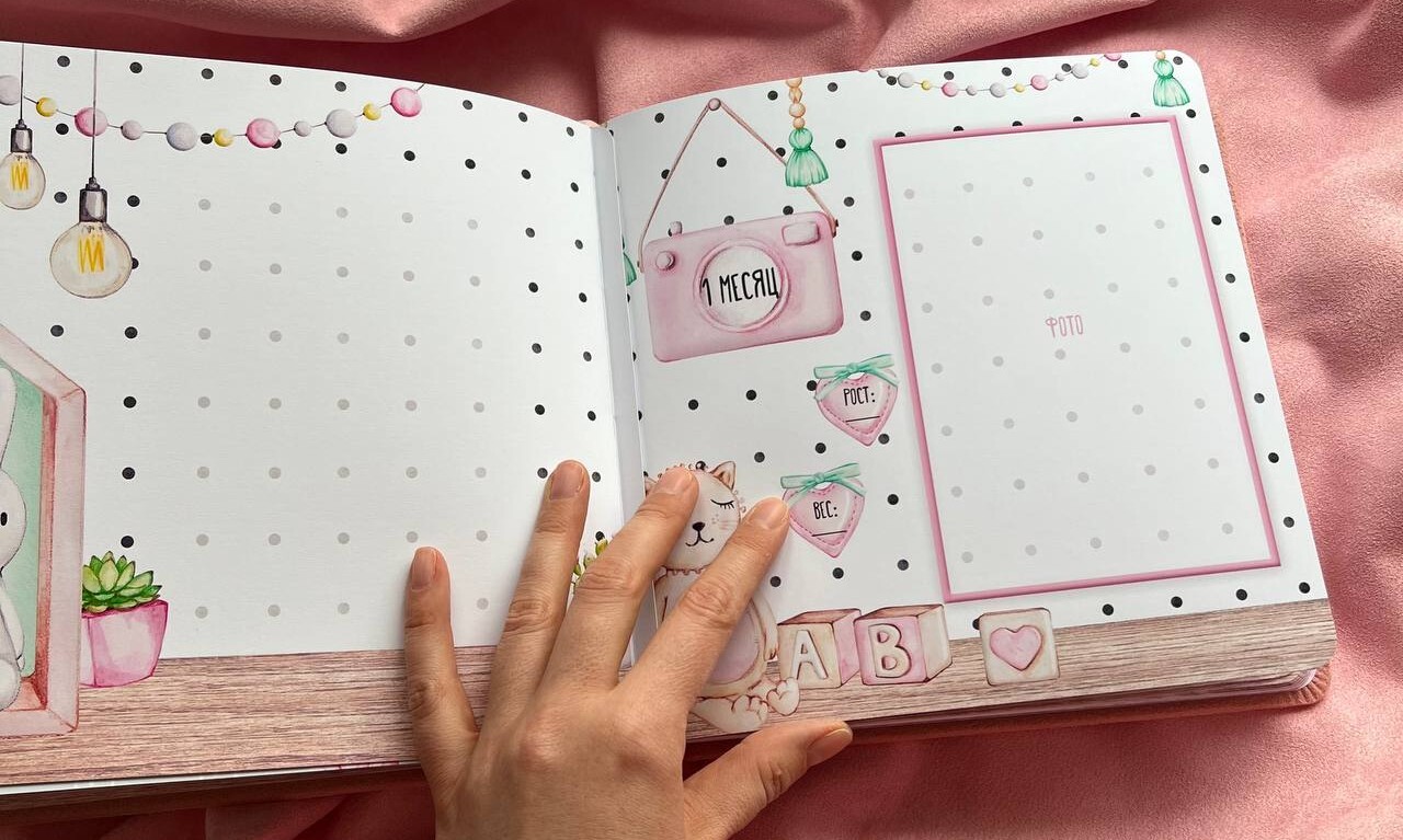 Структура детского архива Baby Natra по месяцам