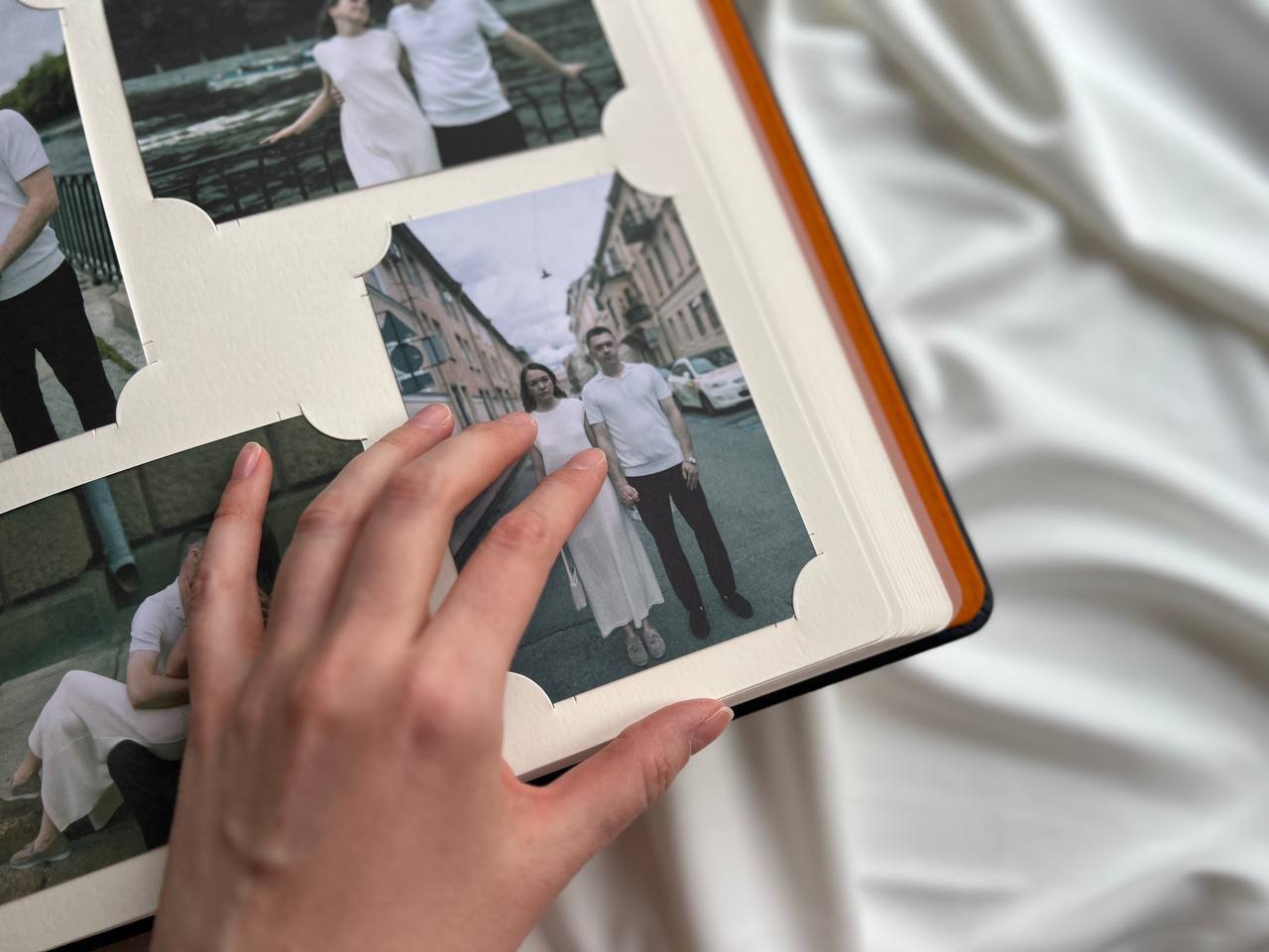 детали свадебного архива уголки для фото и плотная бумага